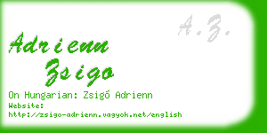 adrienn zsigo business card