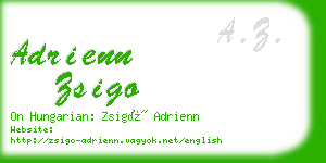 adrienn zsigo business card